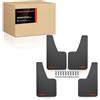 Frankberg 4x Parafanghi universali per auto paraspruzzi ritagliabili | Compatibile con: Serie 3 E46, A6 4B2 4B4, P.a.s.s.a.t 3C2, Classe S V220 W220, Serie 7 E23, Serie 5 E28