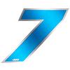 4R Quattroerre.it Numero Gara 7 Anodizzato, Blu, 100 x 130 mm