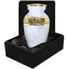 Solace forever Urna commemorativa bianca - Mini urna per ceneri umane - urna commemorativa per