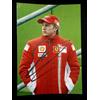 KIMI RAIKKONEN autografo Ferrari F1 - foto 18x13 cm photo hand SIGNED iceman KR7