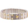 Bbajszx Bracciale a Catena Elasticizzato in Acciaio Inossidabile per Gioielli da Donna, Braccialetti Larghi Flessibili con Braccialetti Elasticizzati con per Donna