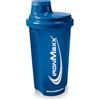 IronMaxx 700ml Protein Shaker Blu Scuro con tappo a vite, setaccio e scala di misurazione, borraccia da palestra a tenuta stagna per proteine idrolizzate, senza BPA e plastificanti DEHP