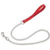 CAMON GUINZAGLIO CON CATENA 2,0 X 800 MM ROSSO F160/01