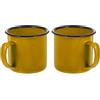MAGICLULU 2 Pz Tazza Da Bere Retrò Tazza Di Latte Bottiglia Dacqua Tazze Di Smaltata Tazze Caffè Smaltate Tazza Tè Retrò Tazzine Espresso Smalto Boccale Di Birra Vintage ▾ Viaggiare