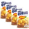 Kajal Yoki Pao de Queijo Rotoli di formaggio brasiliano Confezione economica 4X250g con adesivo del marchio Kajal (4 x 250g)