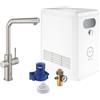 Grohe Rubinetto Grohe Blue Professional Starter Kit Cromo Satinato Bocca L e Doccetta Estraibile | 31326DC2 Cromo Satinato
