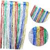 TINEASUR Tenda Frange Metallica Scintillante 250x100cm per Feste