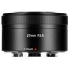 7artisans Obiettivo 7artisans AutoFocus 27mm F2.8 APS-C Frame, F2.8 Ampia Apertura, Supporta Riconoscimento Automatico/Manuale di Volti/Occhi, Compatibile con Fotocamera Fujifilm FX Serie Fuji X-H/T/T30/S/E/A