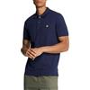 Lyle & Scott Uomo Polo Monocolore Tipped con Riga
