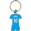 BrolloGroup Portachiavi in Metallo Divisa Sportiva Personalizzabile Con Il Tuo Nome e Numero | Portachiavi Maglia Calcio PS 05237