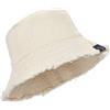AYPOW Cappello Pescatore da Sole Unisex, Reversibile Bucket Hat con Bordo Sfrangiato in 100% Cotone UV Protezione Cappello Pieghevole Cappello Parasole Cappellino a Secchiello Estivo