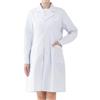Vhersily capodanno 2025 Camice Bianco Donna da Laboratorio Medico Lavoro Cotone Made in Italy in Tessuto Leggero Traspirante Camici per Chimico,Scolastico,Studenti,Scientifico,Dental Clinic