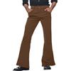 Vhersily Pantaloni Uomo Zampa Elefante Stretch Eleganti Elasticizzati Estivi Classici da Campana Ufficio Casual Business Boyfriend Vintage alla Moda da Palestra Moto Hip Hop Elegante da Lavoro