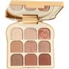 Meidimeijia 9-Color Toast Eyeshadow Palette - Tonalità opache, scintillanti, metalliche e scintillanti per ombre per occhi fumanti, neutri e quotidiani (3# Dreamy Mist Viola)