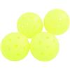 Generic Palla a 40 Buche con Rimbalzo Elevato per Competizioni All'aperto 74 Mm con Secchio per Riporre Giocatori di Tutti i Livelli (Green)