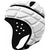 Amagogo Casco Sportivo Bambini Casco Morbido Protettivo Testa Antiurto Eva con Fronte Libero Copertura Orecchie Aggiustamento Lacci Ventilazione Termica, Bianco, Adulto