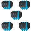 Harrows Alette per Freccette Retina, 5 Set di Alette per Freccette (15 Alette totali), 100 Micron, Extra Resistenti, realizzate nel Regno Unito, Accessori Professionali per Freccette, Colore Blu