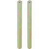 PATIKIL 2pz Albero Maniglia Pulsante Quadrato 75x5mm Albero Maniglia Oro | Barra Albero Maniglia Sostituzione Parti, per Parte Maniglie Serratura Incastro, Acciaio Carbonio, Porta Ricambio