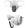 Arlo Floodlight 2K con cavo, Telecamera Wi-Fi da esterno, 2K HDR, Grandangolo 160°, Visione notturna a colori, Sirena d'allarme, Fino a 2000 lumen, Prova di Arlo Secure, 2 telecamere