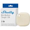 Shelly BLU Button Tough 1 ZB Avorio - Pulsante Bluetooth & Zigbee per Scene Smart, Domotica, IP54, Ampia Portata 10-30m, Fino a 4 Click Preimpostati, Telecomando, Gateway Richiesto, Protocollo BTHome