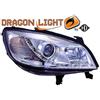 Diederichs Coppia fari fanali anteriori TUNING Opel ZAFIRA 1999- 2005 cromati Dayline led
