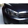 sonar Coppia Fari Fanali Anteriori DRL Tuning Diurna Dayline Alogeni Golf VI 6 Neri