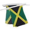 AZ FLAG Ghirlanda 4 Metri 20 Bandiere Giamaica 15x10cm - Bandiera GIAMAICANA 10 x 15 cm - Festone BANDIERINE