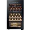 Haier HWS32GDG Cantinetta vino a 2 zone, Wine Bank 50, Serie 5, Libera installazione, 32 bottiglie, Luce LED, L x P x A (mm) 475x456x850, Classe G