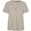 VERO MODA Camicetta Femminile VMMYMILO Top, Rivestimento Argento., M
