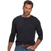 JP 1880 Maglia Serafino Basic con Maniche Lunghe e abbottonatura 702555