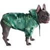Spark Paws Felpa con cappuccio per cani, di alta qualità, per cani di taglia piccola, media e grande, adatta per bulldog francesi, pitbull, cuccioli, giacca invernale alternativa - verde Skydye, M