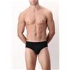 PEROFIL Slip Medio in Filo di Scozia elasticizzato Active NERO