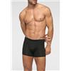 PEROFIL Boxer Parigamba in Filo di Scozia elasticizzato Active NERO