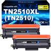 Denvoer TN2510 TN2510XL TN 2510 TN-2510 XL 2510XL DCP-L2620DW DCP-L2627DWE Toner | Compatibili per Brother HL-L2400DWE MFC-L2800DW MFC-L2827DWXL DCP-L2665DW MFC-L2835DW HL-L2445DW DCP-L2620DW DCP-L2660DW