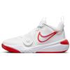 Nike Sneaker Team Hustle D 11 (GS), Summit White Track Red White, DV8996-102, 40 EU (7Y US)