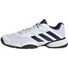 adidas Unisex - Bambini Barricade Kids Tennis Shoes, Cloud White/Dark Blue/Core Black, 36 EU