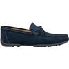 Geox Kosmopolis + Grip Mocassini Uomo in Scamosciato Blu Navy, Suola in Gomma, Traspiranti e Confortevoli-U35CFA00022C4692 (Sistema Taglie Calzature EU, Adulto, Uomo, Numero, Media, 45)