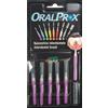 ORALPROX BLISTER DA 6 SPAZZOLINI INTERDENTALI MISURA 0 COLORE VIOLA