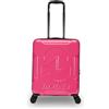Invicta Trolley Viaggio - Bagaglio a Mano - Rosa - 33 Litri, Rigido da Cabina con 4 Ruote Girevoli
