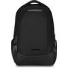 Invicta Zaino MATE M, Doppio Scomparto, Nero, Tasca porta laptop, Multifunzione, Per ragazzi e adulti, Ufficio, Tempo libero e viaggi