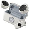 Belkin Stage Microfono Wireless a clip, 2 Microfoni Lavalier Omnidirezionali per Video Social per iPhone, Android, 24 bit/48 kHz, Batteria da 36 ore, Riduzione del rumore, per YouTube, Podcast e Vlog