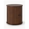 Westwing Collection Comodino con frontale millerighe Calary -