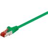 Goobay 68298 Cavo patch CAT 6, S/FTP (PiMF), verde, 50 m - LSZH senza alogeni, rame