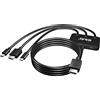 Club 3D CAC-1630 Adattatore Club3D USB-C/HDMI/Mini-DP > HDMI attivo St/St/St/St retail