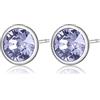 Brosway Orecchini Donna, Orecchini a Lobo in Acciaio e Cristalli | Collezione SYMPHONIA - BYM44