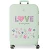 Enso Love Ice cream Valigia media Verde 48x70x28 cm ABS rigido Chiusura TSA integrata 79L 4.32 kg 4 Doppie ruote
