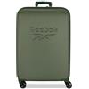 Reebok Franklin Valigia media verde 49 x 70 x 27 cm Rigido 3,8 kg Chiusura TSA ABS 3,8 kg 72LExtensible by Joumma Bags, Verde, Taglia unica, Valigia media