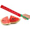 NULYLU Coltello Taglia Anguria Professionale in Acciaio Inox con Lama Seghettata, Manico Ergonomico, Utensile Cucina per Melone e Pane, Facile da Pulire e Resistente, per Uso Domestico