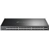 Tp Link Switch di rete 52 porte OMADA Managed L2+ PoE+ Black SG3452XP Gigabit (1000Base