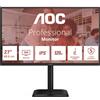Aoc Monitor 27" ( IPS 2560x1440 QHD 2K 120Hz ) PROFESSIONAL Black Q27E4U